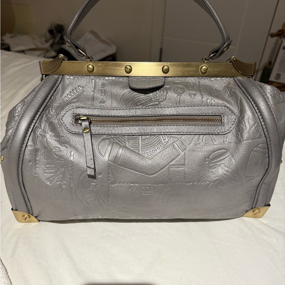 Elegant Gray Handbag by Sharif